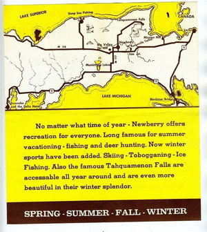 Falls Hotel (Newberry Hotel) - Matchbook (newer photo)